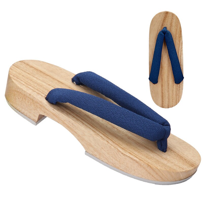 Meetlife Women Japanese Geta Clogs Traditional Samurai Solid Yukata Crude Wooden Flip Flops Toe Shoes Oriental Sandals Slippers