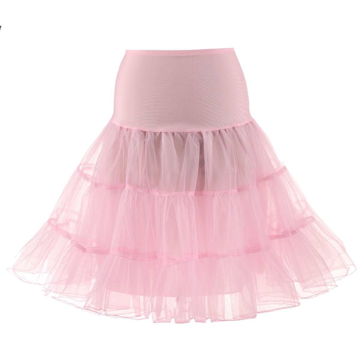 Women 1950s Chemise Underskirt Vintage Country Rock Tutu Tulle Skirt High Ballet Petticoat Swing Dress Pettiskirts Accessories