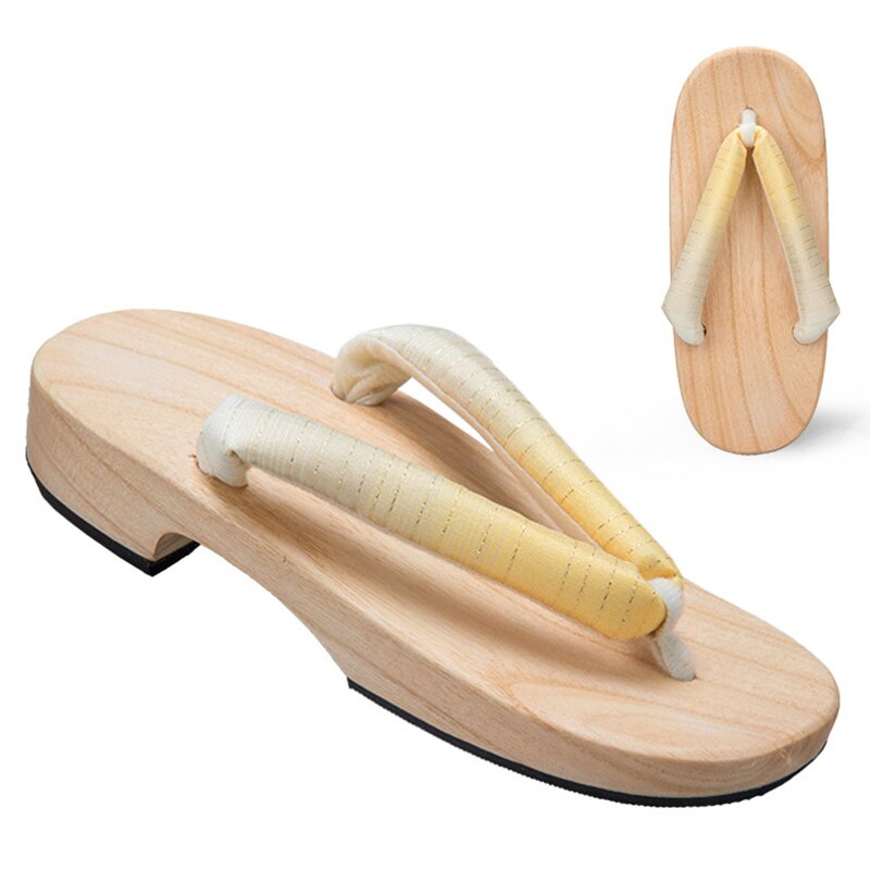 Women Japanese Geta Clogs Traditional Samurai Candy Yukata Crude Wooden Flip Flops Toe Shoes Demon Slayer Shoes Oriental Sandals Slippers