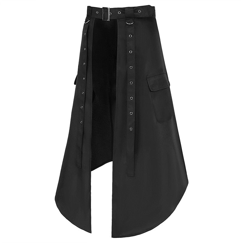 Vintage Dress Women Men Gothic Steampunk Skirt Renaissance Hippie Rock Costumes Pirate Skirt Medieval Costume Skirt