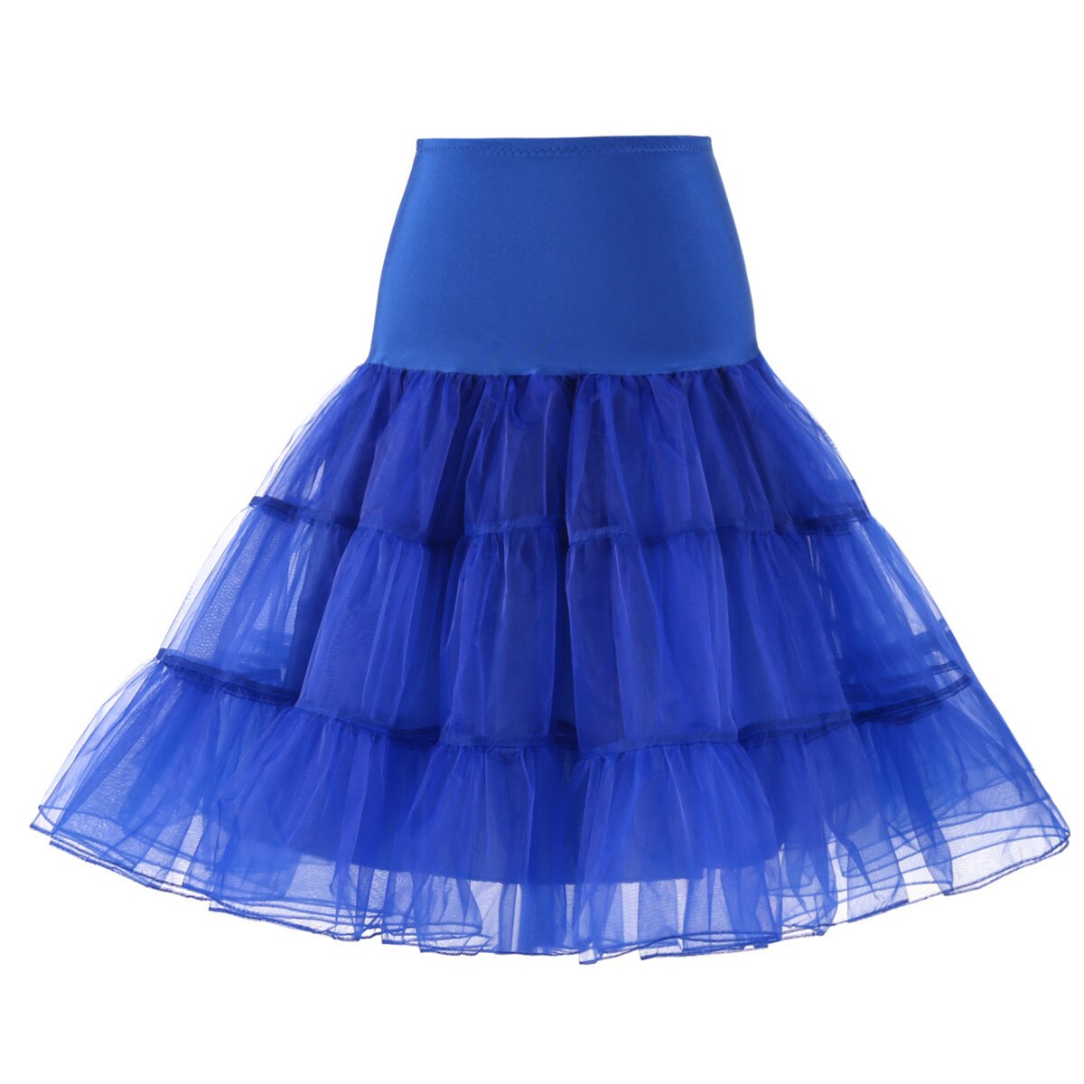 Women 1950s Chemise Underskirt Vintage Country Rock Tutu Tulle Skirt High Ballet Petticoat Swing Dress Pettiskirts Accessories