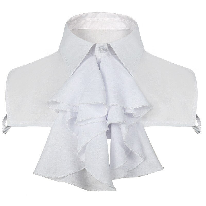 Medieval Renaissance Palace Fake Collar Suit Decorative Detachable Neck Ruffle Collars Victorian Accessories for Men Women