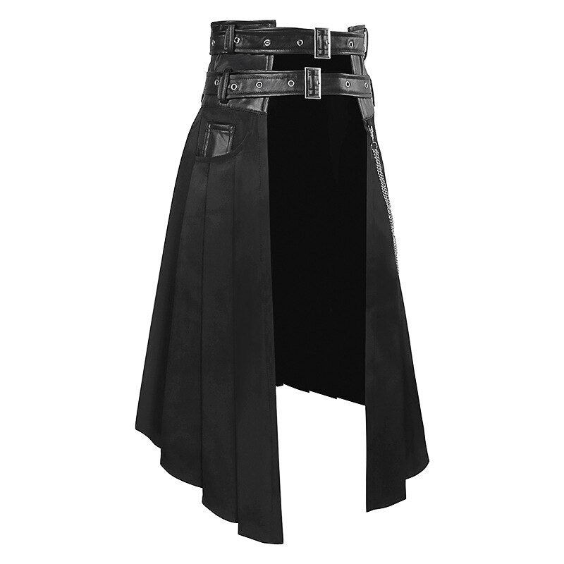 Vintage Dress Women Men Gothic Steampunk Skirt Renaissance Pirate Womens Witch Costumes Skirt Medieval Costume Skirt