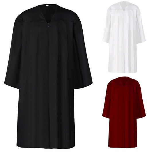 Men Medieval Monk Robe Priest Robe Graduation Gown Halloween Cosplay Costume Cloak With Cross Long Sleeves