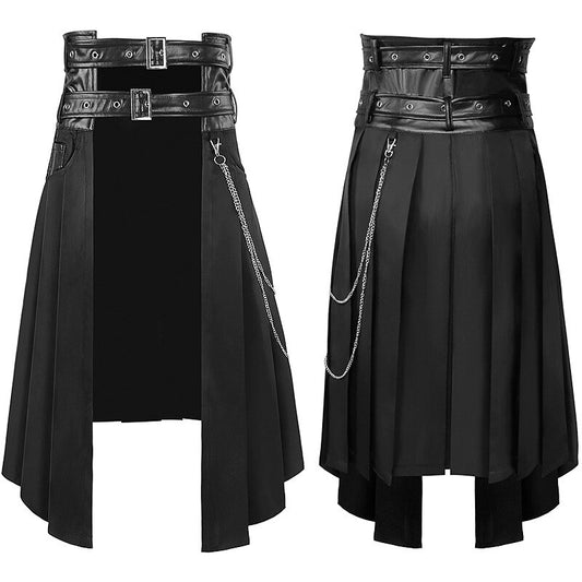 Vintage Dress Women Men Gothic Steampunk Skirt Renaissance Pirate Womens Witch Costumes Skirt Medieval Costume Skirt