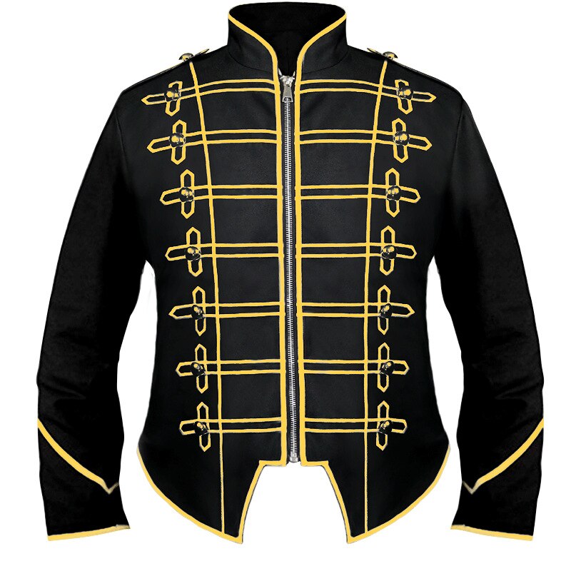 Men Victorian Jacket Medieval Regency Coat Gentelman Gothic Steampunk Rococo Prince Costume Palace Coat Halloween Outfit