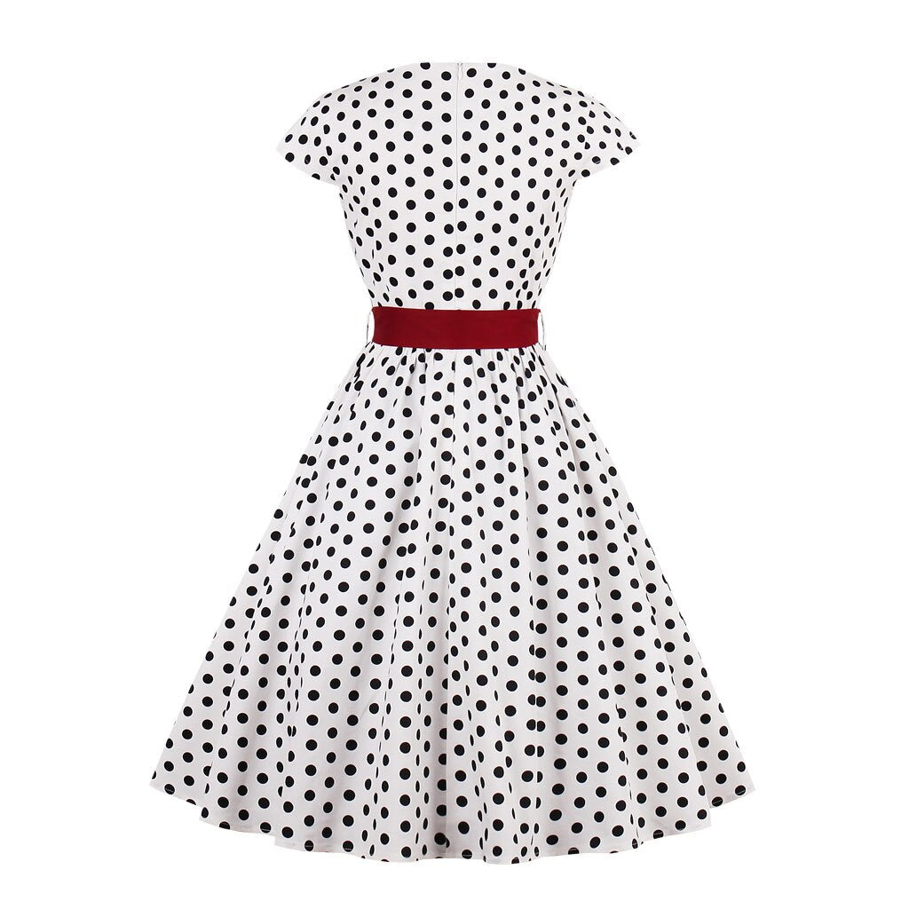 Women Vintage Striped Dress Retro Rockabilly 2023 Round Neck Cocktail Party 1950s 40s Swing Dress Summer Dress Sleeveless