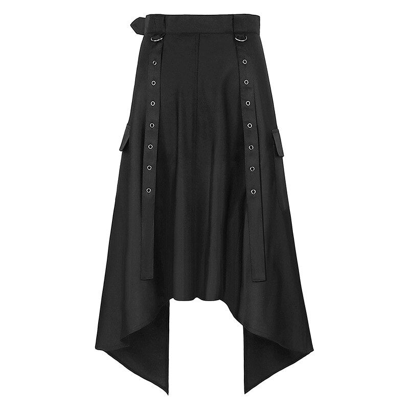 Vintage Dress Women Men Gothic Steampunk Skirt Renaissance Hippie Rock Costumes Pirate Skirt Medieval Costume Skirt