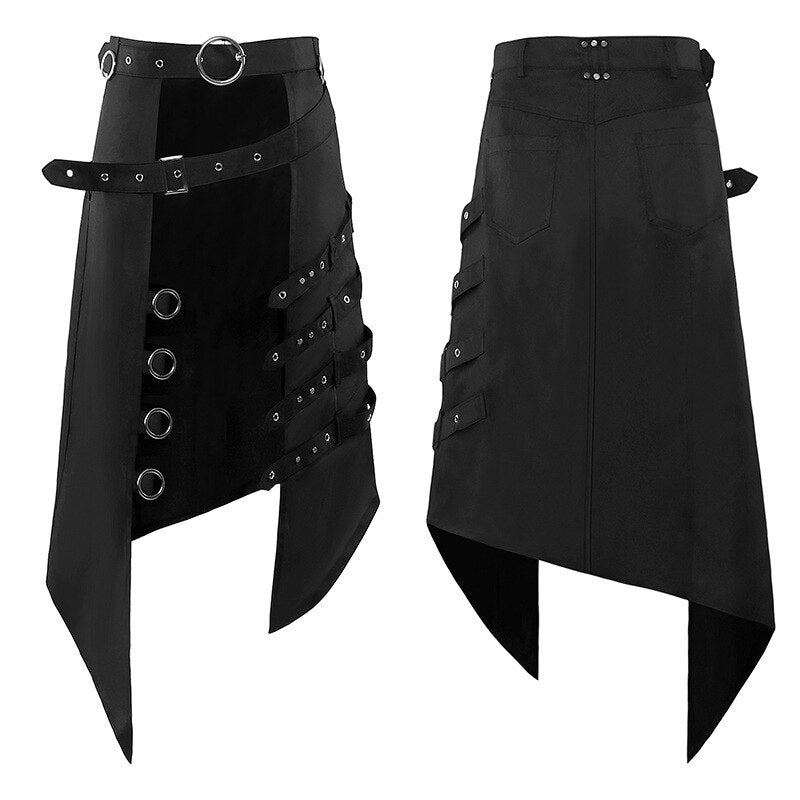 Vintage Dress Women Men Gothic Steampunk Skirt Renaissance Hippie Rocknroll Costumes Pirate Viking Skirt Medieval Costume Skirt