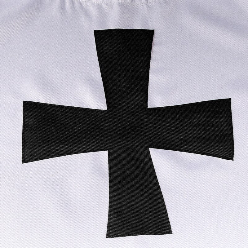 Men Medieval Crusader Tunic Templar Knight Surcoat Renaissance Chivalric Warrior Hospitaller Knights Robe Teutonic Top